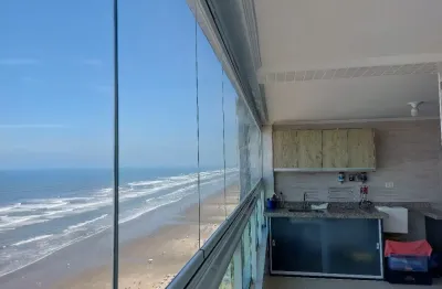 Lindo apartamento (novo) de 3 dormitórios de frente para o mar no Caiçara