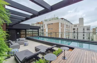 Apartamento mobiliado no hit itaim próximo do parque ibirapuera e do shopping jk iguatemi