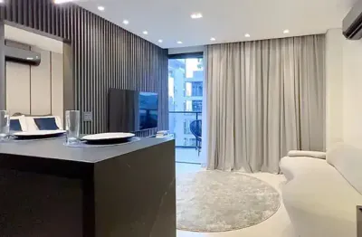 Apartamento mobiliado no vn millennium faria lima próximo do parque ibirapuera e do shopping jk iguatemi