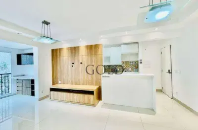 Lindo apartamento com 2 dormitórios, 2 vagas de garagem, pronto para morar, 67 m²