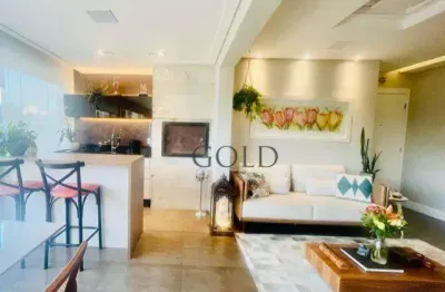 Apartamento com 3 dormitórios à venda, 134 m²  - vila anastácio  - são paulo/sp