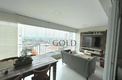 Apartamento com 3 dormitórios à venda, 105 m²  - vila anastácio - são paulo/sp