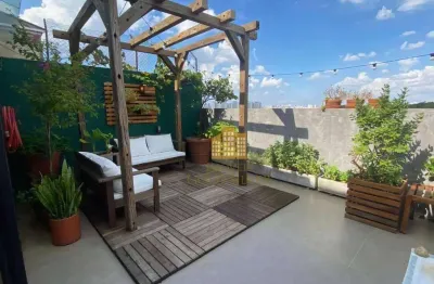 Cobertura magnifica com 2 dormitórios , sendo 1 suíte , escritório , 3 vagas , à venda, 130 m² por r$ 1.590.000 vila leopoldina - são paulo/sp