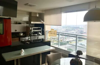 Lindo apartamento andar alto, com 3 dormitórios 3 suites para alugar, 210 m² - vila leopoldina - condominio clube - são paulo/sp