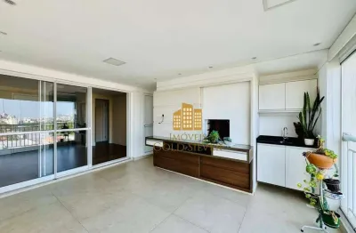 Mobiliado - apto com 2 dormitórios e um escritório para alugar, 104 m² - vila leopoldina - são paulo/sp