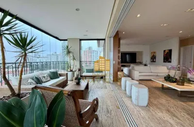 Apartamento alto padrão com 4 suítes à venda, 300 m² , vista maravilhosa , lazer , segurança 24 hs , por r$ 5.850.000 - perdizes - são paulo/sp