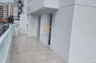 Apartamento garden com 2 dormitórios à venda - embaré - santos/sp