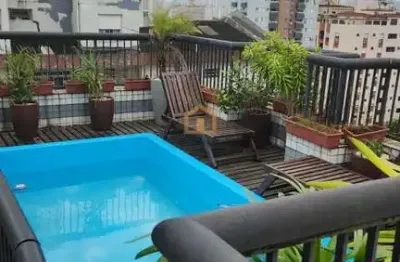 Cobertura com 5 quartos à venda na Rua Professor Torres Homem, Embaré, Santos