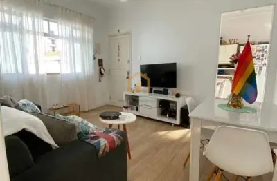 Apartamento com 2 dormitórios à venda, 58 m² por r$ 430.000 - boqueirão - santos/sp