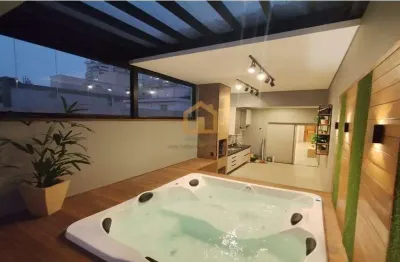 Cobertura  03 dormitórios, sendo 1 suíte, 191,66m² – campo grande, santos