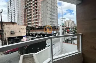 Apartamento 2 dormitórios (sendo 1 suíte) em macuco, santos/sp