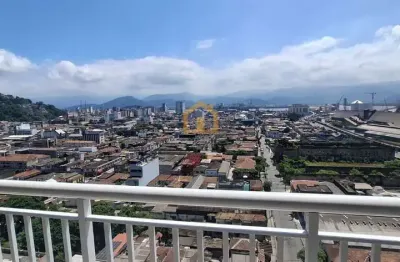 Sala comercial em prédio bem estruturado - bairro vila mathias, em santos.