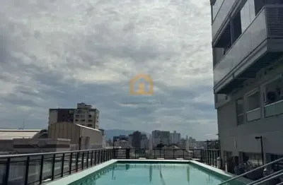 Apartamento alto padrão com vista mar no embaré – santos/sp