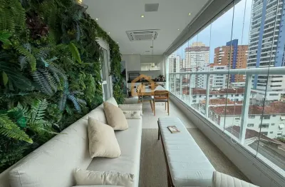 Apartamento 3 suítes porteira fechada à venda no gonzaga – santos/sp