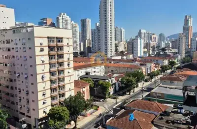 Apartamento 4 dormitórios + dependência de empregada à venda no gonzaga – santos