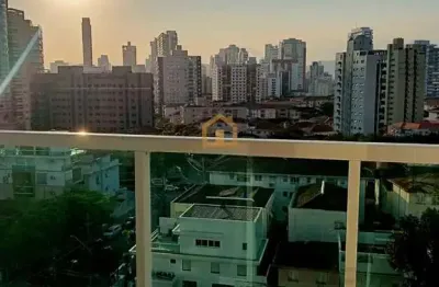 Apartamento 2 dormitórios  andar alto com vista livre | santos/sp