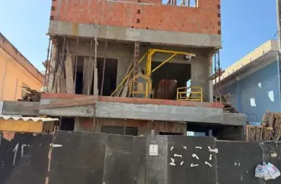 Casa em construção – 3 dormitórios, sendo 1 suíte – bairro aparecida, santos/sp