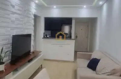 Apartamento todo mobiliado com 1 dormitório (suíte) à venda no bairro marapé - santos/sp