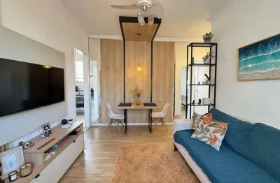 Apartamento porteira fechada 2 dormitórios 1 vaga de garagem  no boqueirão – santos/sp