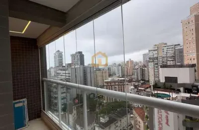 Apartamento porteira fechada 2 dormitórios sendo 1 suite e 1 vaga de garagem  demarcada no coração do gonzaga à venda no bairro gonzaga - santos/sp