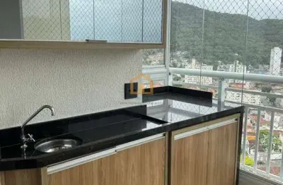 Apartamento com 3 quartos para alugar na avenida doutor moura ribeiro, marapé, santos, 84 m2 por r$ 5.500