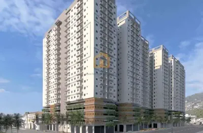 Apartamento com 2 quartos à venda no Valongo, Santos 