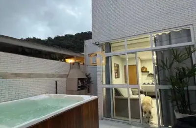 Sobrado para locação com 3 dormitórios sendo 2 suítes  1 vaga garagem marapé santos/sp