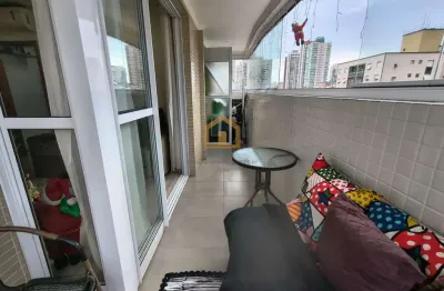 Apartamento à venda 2 dormitórios, ambos suítes porteira fechada – campo grande | santos/sp