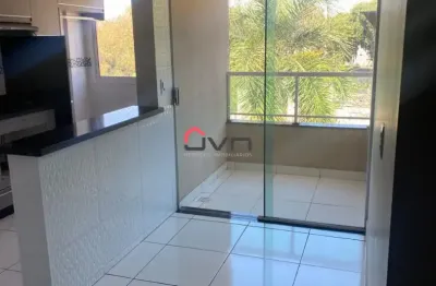 Apartamento no bairro santa luzia, com 02 quartos planejados e sacada.