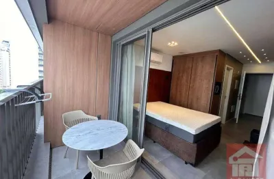 Apartamento sudio com 1 dormitório mobiliado - excelente para executivos -  para alugar, 25 m² por r$ 3.200/mês - vila regente feijó - são paulo/sp