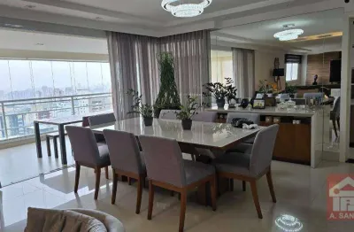 Apartamento com 3 dormitórios à venda, 224 m² por r$ 3.920.000 - vila gomes cardim - são paulo/sp