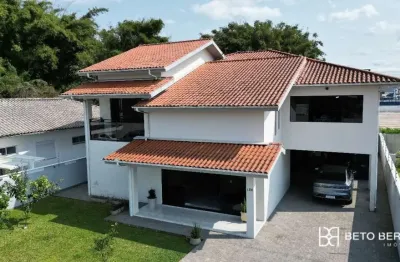 Casa com 5 quartos à venda na rua frederico bunn, 123, centro, biguaçu por r$ 2.500.000