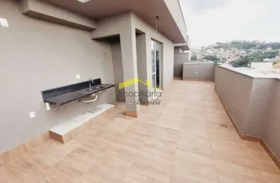 Cobertura à venda, 3 quartos, 2 suítes, 3 vagas, buritis - belo horizonte/mg