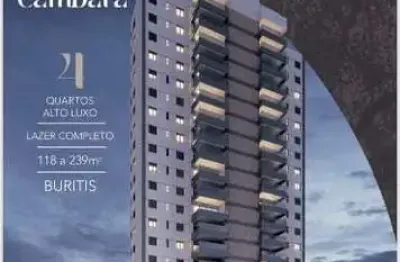 Cobertura à venda, 4 quartos, 1 suíte, 5 vagas, buritis - belo horizonte/mg