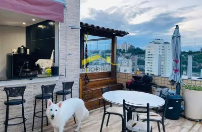 Cobertura duplex com jacuzzi e área gourmet no salgado filho