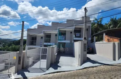 Lindo sobrado com duas suítes no bairro fortaleza em blumenau/sc