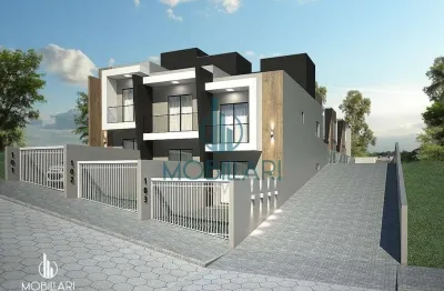 Sobrados modernos e bem planejados, com 2 dormitórios, 2 banheiros