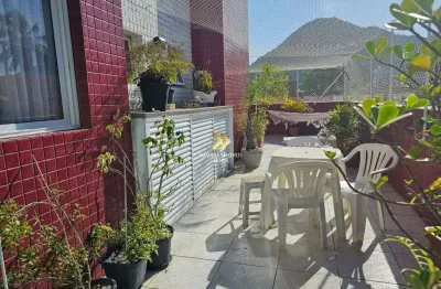 Apartamento garden mobiliado com 2 dormitórios e churrasqueira – 400 m da praia!