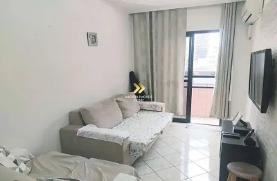 Apartamento semi mobiliado 2 dormitórios, guilhermina, praia grande