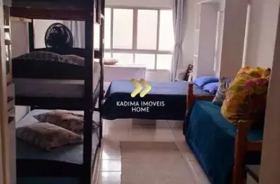 Kitnet / stúdio à venda na rua atibaia, 17, jardim imperador, praia grande, 33 m2 por r$ 180.000