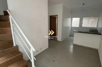 Casa condomínio à venda 1 e 2 dormitórios  bairro ribeirópolis, praia grande! 