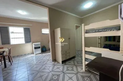 Kitnet / stúdio à venda na avenida joão andré quintale, 90, nova mirim, praia grande, 31 m2 por r$ 160.000