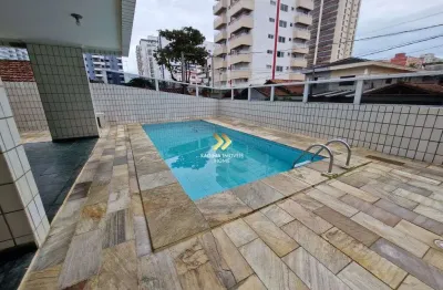 Apartamento amplo 1 dormitório mobiliado a 150m mar na ocian – praia grande/sp