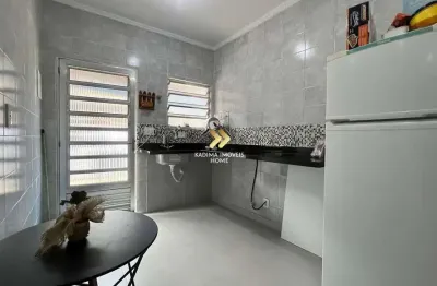 Casa em condomínio fechado com 1 quarto à venda na rua leme, 127, guilhermina, praia grande, 28 m2 por r$ 195.000
