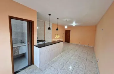 Kitnet  33 m2 com sacada, elevador, garagem e portaria - vilatupi praia grande