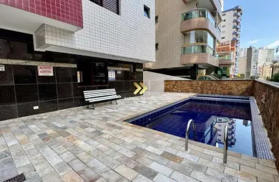 Apartamento 2 dormitórios com suíte 100 m/mar reformado vila tupi - praia grande