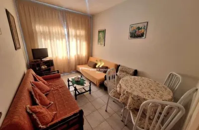 Apartamento 1 dormitório 45 m2 garagem aviação praia grande sp