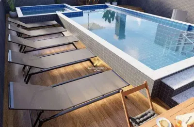 Lançamento 2 dormitórios 1 suíte 73,97 m² de área útil vila guilhermina p.g