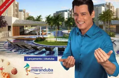 Apartamento com 2 dormitórios à venda, 58 m² por r$ 460.000,00 - maranduba - ubatuba/sp