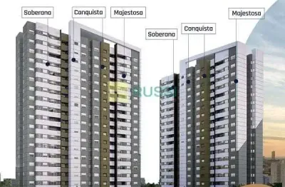 Apartamento com 3 dormitórios à venda, 76 m² por r$ 589.624,00 - vila industrial - são josé dos cam